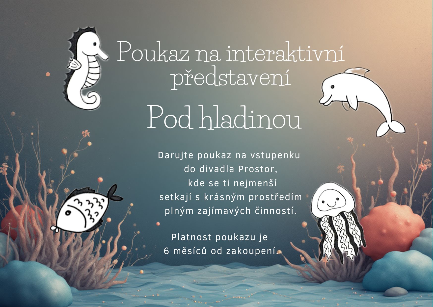 DÁRKOVÝ POUKAZ POD HLADINOU 8-24M